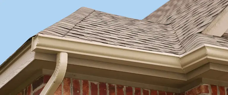 Eavestrough project by Bert Drury Roofing